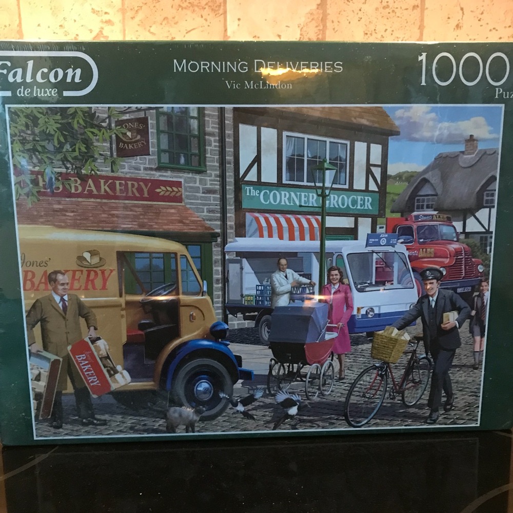 NIB FALCON 1000 pieces jigsaw puzzle “Morning Deliveries”.